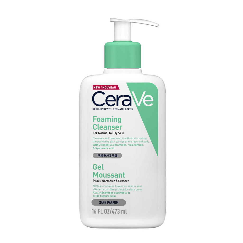 Cerave foaming cleanser for normal to oily skin | ColorShow